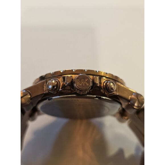 MICHAEL KORS Rose Gold Tone All Steel Chronograph Watch - Picture 9 of 9